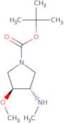 (3S,4S)-tert-butyl 3-Methoxy-4-(methylamino)pyrrolidine-1-carboxylate ee