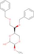 (3R,6R)-6-((R)-1,2-bis(benzyloxy)ethyl)-3-methoxy-1,4-dioxan-2-ol