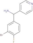 1-(3-Bromo-4-fluorophenyl)-1-(pyridin-4-yl)methanamine