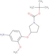 tert-Butyl (3S)-3-(4-amino-2-methoxyphenoxy)pyrrolidine-1-carboxylate