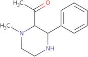 1-(1-Methyl-3-phenylpiperazin-2-yl)ethanone