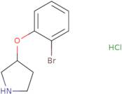 Pyrrolidine, 3-(2-bromophenoxy)-, hydrochloride (1:1)