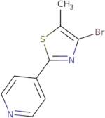 4-Bromo-5-methyl-2-(pyridin-4-yl)thiazole