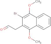 (3-Bromo-1,4-dimethoxy-naphthalen-2-yl)-acetaldehyde