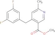 3-[2-Fluoro-5-(trifluoromethyl)phenyl]-7-methyl-1-[(2-methyl-2H-tetrazol-5-yl)methyl]-1H-indazole