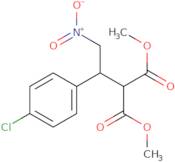 Methyl 3-(4-chlorophenyl)-2-methoxycarbonyl-4-nitrobutanoate