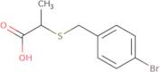 2-{[(4-Bromophenyl)methyl]sulfanyl}propanoic acid