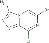 6-Bromo-8-chloro-3-methyl-[1,2,4]triazolo[4,3-a]pyrazine