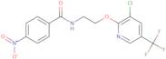 N-(2-{[3-Chloro-5-(trifluoromethyl)pyridin-2-yl]oxy}ethyl)-4-nitrobenzamide