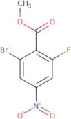 Methyl 2-bromo-6-fluoro-4-nitrobenzoate