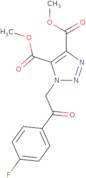 Dimethyl 1-[2-(4-fluorophenyl)-2-oxoethyl]-1H-1,2,3-triazole-4,5-dicarboxylate