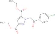 Diethyl 1-[2-(4-chlorophenyl)-2-oxoethyl]-1H-pyrazole-3,5-dicarboxylate