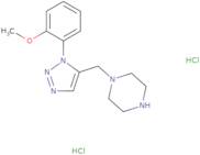 1-{[1-(2-Methoxyphenyl)-1H-1,2,3-triazol-5-yl]methyl}piperazine dihydrochloride