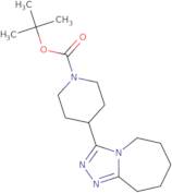 tert-Butyl 4-(6,7,8,9-tetrahydro-5H-[1,2,4]triazolo[4,3-a]azepin-3-yl)piperidine