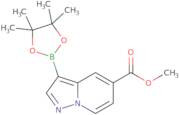 Methyl 3-(4,4,5,5-tetramethyl-1,3,2-dioxaborolan-2-yl)pyrazolo[1,5-a]pyridine-5-carboxylate