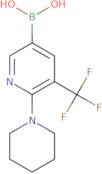 2-Piperidino-3-(trifluoromethyl)pyridine-5-boronic acid