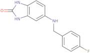 5-{[(4-Fluorophenyl)methyl]amino}-2,3-dihydro-1H-1,3-benzodiazol-2-one