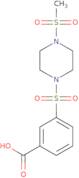 3-(4-Methanesulfonyl-piperazine-1-sulfonyl)-benzoic acid