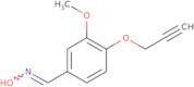 (E)-N-{[3-Methoxy-4-(prop-2-yn-1-yloxy)phenyl]methylidene}hydroxylamine