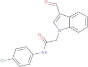 N-(4-Chlorophenyl)-2-(3-formyl-1H-indol-1-yl)acetamide