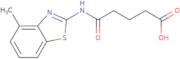 4-(4-Methyl-benzothiazol-2-ylcarbamoyl)-butyric acid