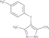 3,5-Dimethyl-4-p-tolylsulfanyl-1H-pyrazole