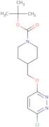 Tert-butyl 4-{[(6-chloropyridazin-3-yl)oxy]methyl}piperidine-1-carboxylate