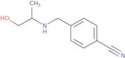 4-{[(1-Hydroxypropan-2-yl)amino]methyl}benzonitrile