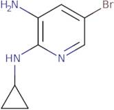 5-Bromo-2-N-cyclopropylpyridine-2,3-diamine