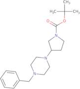 tert-Butyl 3-(4-benzylpiperazin-1-yl)pyrrolidine-1-carboxylate