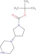 (S)-tert-Butyl 3-(piperazin-1-yl)pyrrolidine-1-carboxylate ee