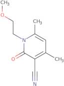 1-(2-Methoxy-ethyl)-4,6-dimethyl-2-oxo-1,2-dihydro-pyridine-3-carbonitrile