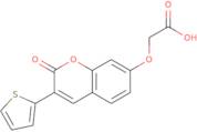 2-{[2-Oxo-3-(thiophen-2-yl)-2H-chromen-7-yl]oxy}acetic acid