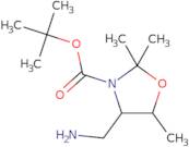 tert-Butyl (4R,5R)-4-(aminomethyl)-2,2,5-trimethyl-1,3-oxazolidine-3-carboxylate