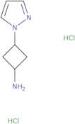 rac-(1R,3R)-3-(1H-Pyrazol-1-yl)cyclobutan-1-amine dihydrochloride, trans