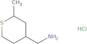 (2-Methylthian-4-yl)methanamine hydrochloride