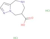 4H,5H,6H,7H,8H-Pyrazolo[1,5-a][1,4]diazepine-7-carboxylic acid dihydrochloride