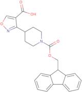 3-(1-{[(9H-Fluoren-9-yl)methoxy]carbonyl}piperidin-4-yl)-1,2-oxazole-4-carboxylic acid