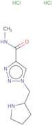 N-Methyl-1-[(pyrrolidin-2-yl)methyl]-1H-1,2,3-triazole-4-carboxamide dihydrochloride