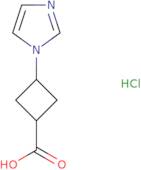 3-(1H-Imidazol-1-yl)cyclobutane-1-carboxylic acid hydrochloride