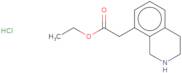 Ethyl 2-(1,2,3,4-tetrahydroisoquinolin-8-yl)acetate hydrochloride