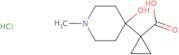 1-(4-Hydroxy-1-methylpiperidin-4-yl)cyclopropane-1-carboxylic acid hydrochloride