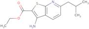 Ethyl 3-amino-6-(2-methylpropyl)thieno[2,3-b]pyridine-2-carboxylate