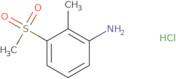 3-Methanesulfonyl-2-methylaniline hydrochloride