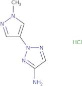 2-(1-Methyl-1H-pyrazol-4-yl)-2H-1,2,3-triazol-4-amine hydrochloride