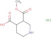 3-(Methoxycarbonyl)piperidine-4-carboxylic acid hydrochloride