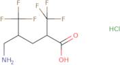 5-Amino-2,4-bis(trifluoromethyl)pentanoic acid hydrochloride