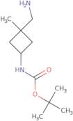 tert-Butyl N-[3-(aminomethyl)-3-methylcyclobutyl]carbamate