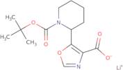 5-{1-[(tert-butoxy)carbonyl]piperidin-2-yl}-1,3-oxazole-4-carboxylate lithium