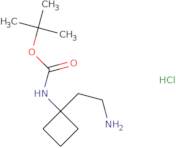 tert-Butyl N-[1-(2-aminoethyl)cyclobutyl]carbamate hydrochloride